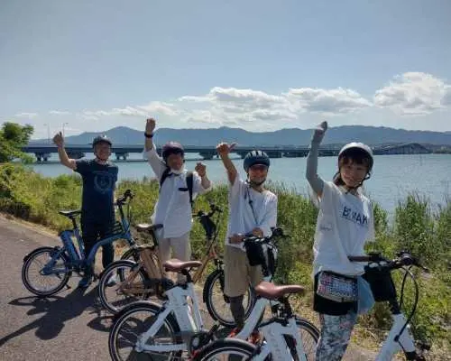 [Shiga, Otsu] Electric-assist bicycle / 5-hour rental plan - Enjoy the Lake Biwa area quickly, refreshingly, and easily!