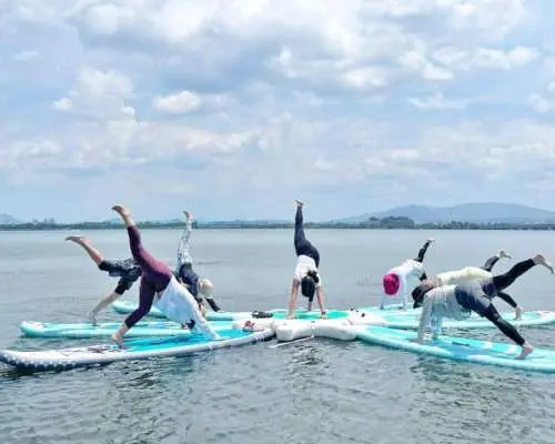 【滋賀・琵琶湖・大津】びわ湖上で手ぶらでSUP Yogaしよう！！