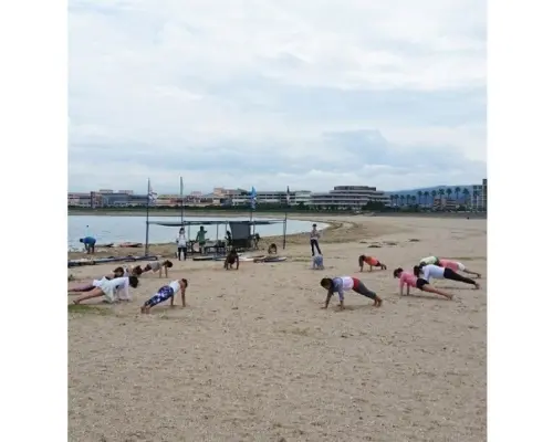 【大阪・関空前】施設完備！大人気のSUPYOGA・サップ海上ヨガ教室！写真・動画サービス付
