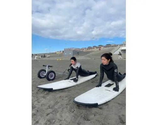 【湘南　江ノ島】1回だと物足りないなと思ったらこちら！サーフィンスクール体験コース【3回】
