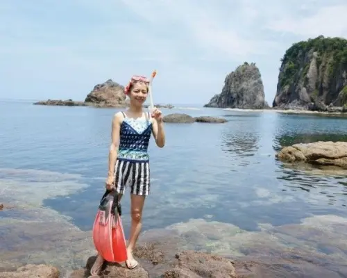 【兵庫・美方】水質ランク最高の「AA」に認定されている香住の海で【ボートシュノーケリング】を楽しもう♪クルージングも楽しめちゃう！