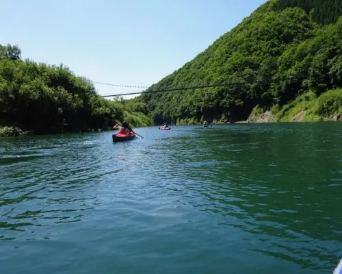 【岐阜県・御母衣湖】☆簡単カヌーツアー☆初めて、ファミリー大歓迎☆４才から参加OK！