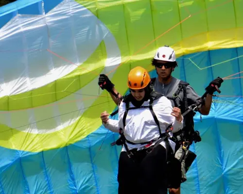 Beatenberg paragliding in tandem from Interlaken