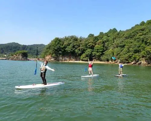 【三重県・伊勢志摩】半日お伊勢さんSUP≪レンタルマリンシューズ付き≫