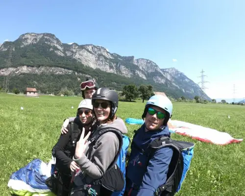 Flums paragliding tandem