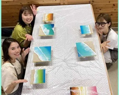 [Okinawa, Miyakojima] (Shipping included!) Create your own ocean! Ocean Resin Board Making Experience ☆