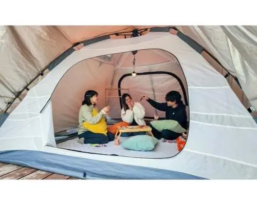 [Sauna Camping Plan] Check-in at 5 PM ◎ Hands-free camping x tent sauna! Beachside BBQ & bonfire stay