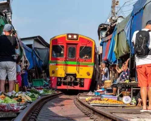 Private Charter: Maeklong Railway Market, Floating Market & Ayutthaya Highlights | Thailand