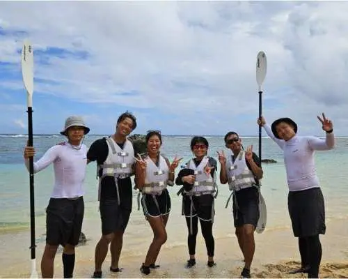 【宫古岛】<Uni Beach Kayak Tour> 幽灵岛【免费照片/器材租赁】可接受最后一刻预订！内含宫古岛希尔顿饭店泳池及自助午餐优惠券