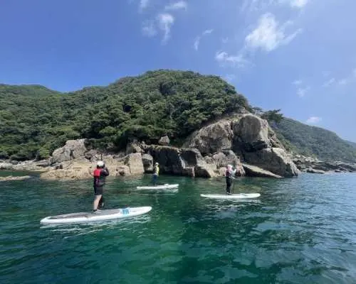 [Nagasaki/Goto] SUP tour following the hidden Christians' prayer path from the sea