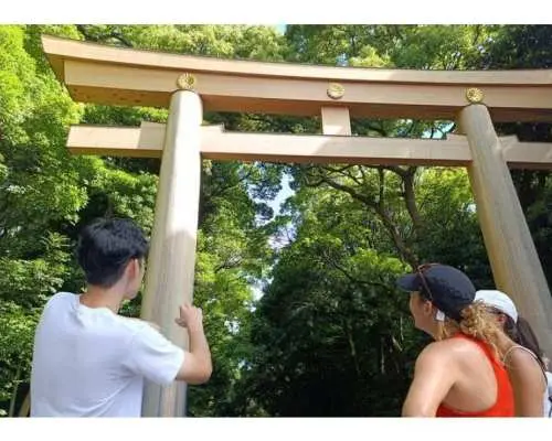 [Tokyo, Harajuku] Meiji Shrine Tour! Take a break from the city and enjoy a leisurely stroll surrounded by nature! (1 minute from Harajuku Station)