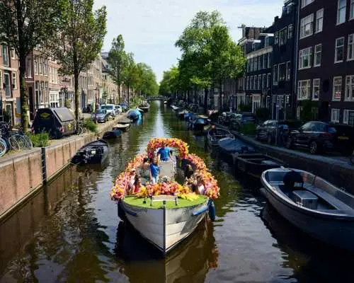 阿姆斯特丹花船运河游船票 | 荷兰