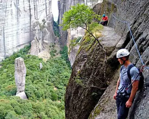 Kastraki: Meteora Via Cordata Hiking Tour to the Great Saint｜Greece