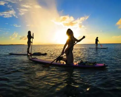 [Okinawa/Nago] Sunset SUP experience on a private tour for "only one group" ☆ All photos taken will be given to you! Equipment rental is free!