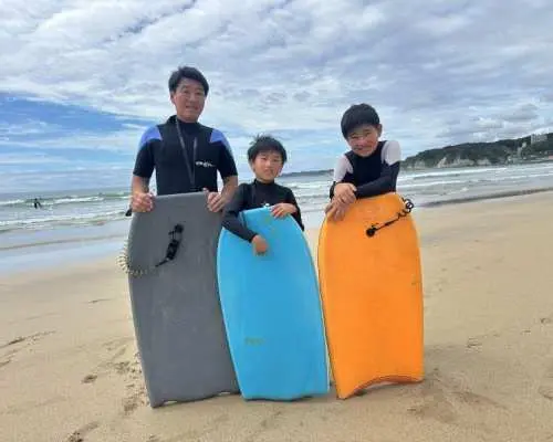 [Chiba, Onjuku Town] Bodyboarding - Beginners welcome! We also help experienced riders improve their skills! Seniors welcome! Children can participate alone. 7-minute walk from Onjuku Station.