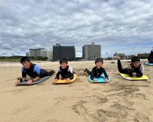 [Chiba, Onjuku Town] Bodyboarding - Beginners welcome! We also help experienced riders improve their skills! Seniors welcome! Children can participate alone. 7-minute walk from Onjuku Station.