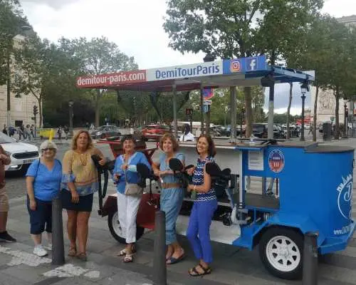 Paris: 1.5-Hour Eiffel Tower Beer Bike Tour｜France