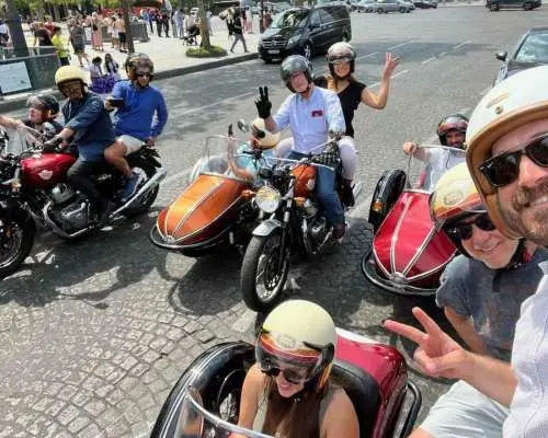 Paris by sidecar 1HR Tour｜France