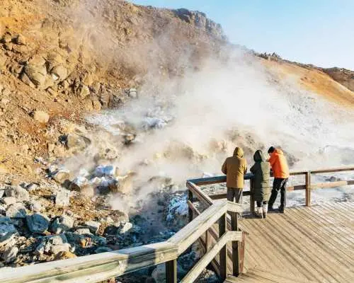 从雷克雅维克出发：火山和蓝湖一日游｜冰岛