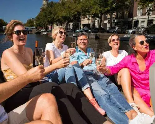 Amsterdam: Private Prosecco Canal Cruise Tour｜Netherlands