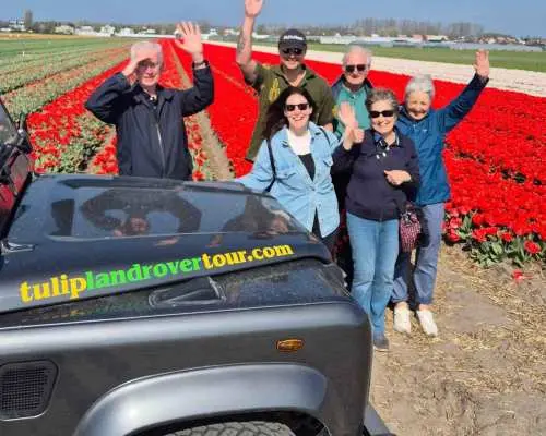 Enjoy the tulip fields in a Landrover with a Local guide!｜Netherlands