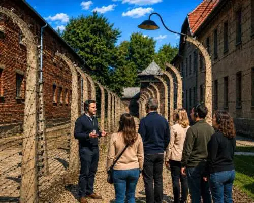 Krakow: Tour tham quan có hướng dẫn trực tiếp tại Auschwitz-Birkenau & đón khách tại khách sạn | Ba Lan