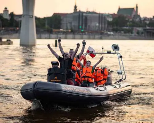 Warsaw: High-Speed RIB Speedboat Adventure River Adrenaline｜Poland