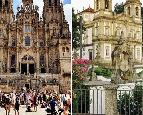 SANTIAGO COMPOSTELA+BRAGA: Private Religious Tour from Porto｜Portugal