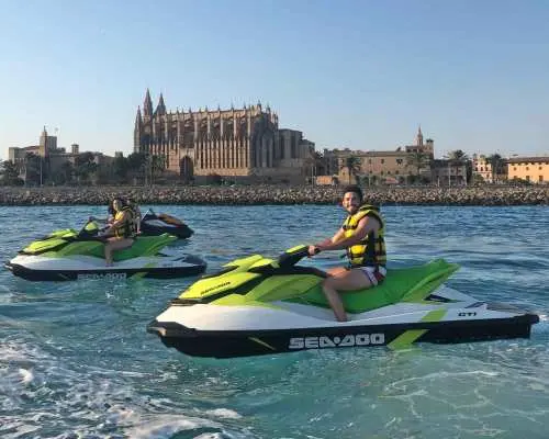 Palma de Mallorca: Jetski Tour to Palma Cathedral｜Spain
