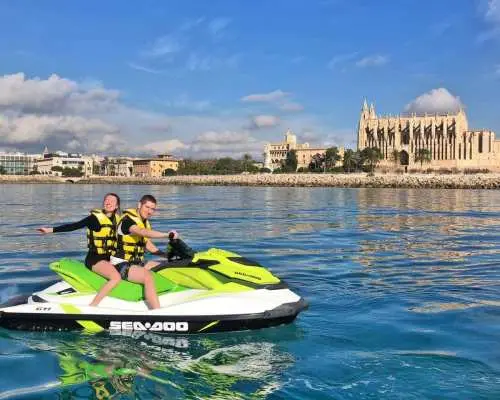 Palma de Mallorca: Jetski Tour to Palma Cathedral｜Spain