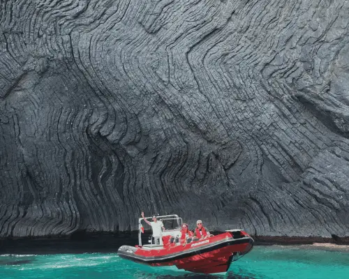 Alcudia: Sightseeing, Sea Caves & Snorkel Speedboat Tour｜Spain