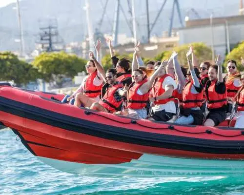 Alcudia: Sightseeing, Sea Caves & Snorkel Speedboat Tour｜Spain