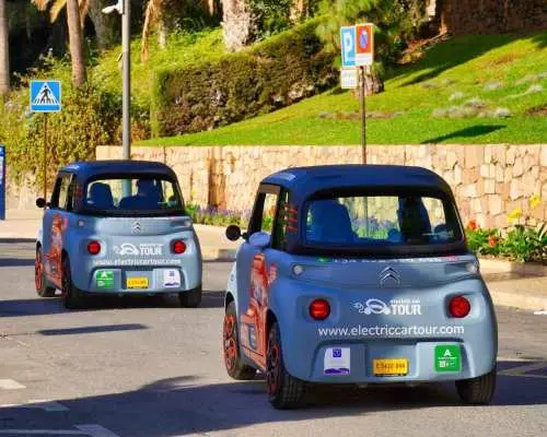 Málaga 2-Hour Electric Car Highlights Tour｜Spain