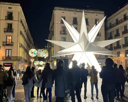 Barcelona: Christmas Lights and Markets Bike Tour｜Spain