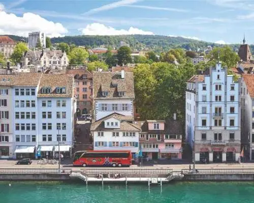 Zurich: City Bus Tour with Audio Guide and Lake Cruise｜Switzerland