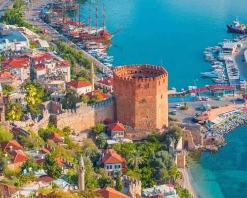 From Alanya: Sightseeing Half Day City Tour w/Cable Car｜Turkey