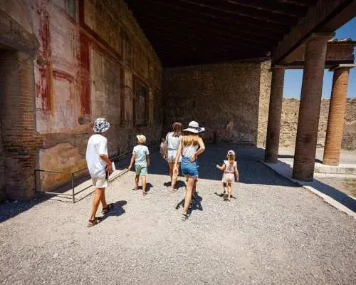 Từ cảng Naples: Tour đi bộ có hướng dẫn viên tại Pompeii hoặc hướng dẫn viên thông minh | Ý