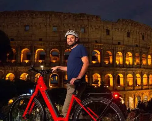 Night Tour of Rome with Top E-bike & optional Italian Dinner｜Italy