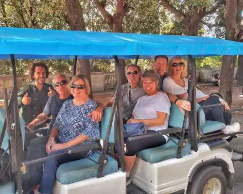 Rome: 4H Private Golf Cart & Hidden Gems Tour With Gelato｜Italy