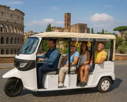 Rome: Timeless Electric Tuk-Tuk Photography Service｜Italy