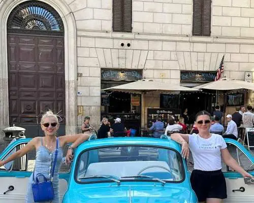 The original vintage Fiat 500 private tour of Rome｜Italy
