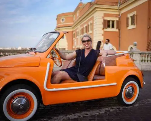 Rome: Fiat 500 Convertible Tour with Photos｜Italy