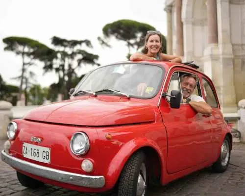 Roma: Gelato & Fiat 500 Vintage Adventure｜Italy