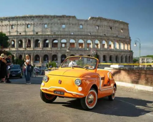 Rome: Convertible Fiat 500 car Tour in Rome with Photoshoot｜Italy