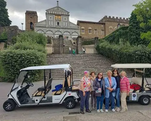 Golf Cart Tour of the Hills of Florence and Piazza Michelangelo｜Italy