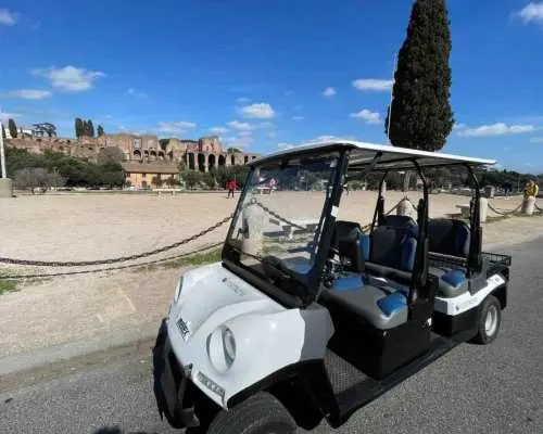 Rome's Highlights Golf Cart Tour Guided in English & Italian｜Italy
