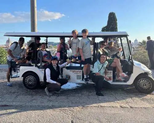 Rome: Fun Private & Group Tour in Golf Cart 90 minutes｜Italy