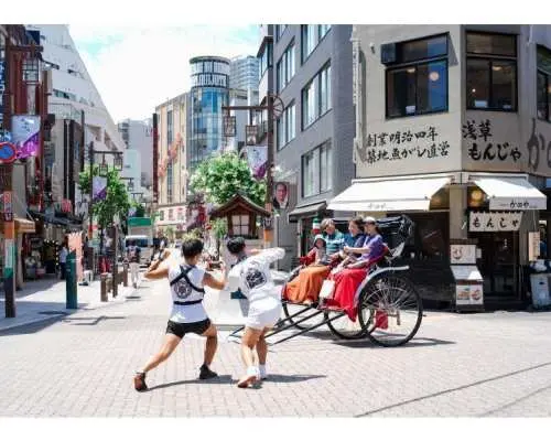 【東京・浅草】１８０分コース 浅草観光の決定版！人力車で江戸の歴史巡り