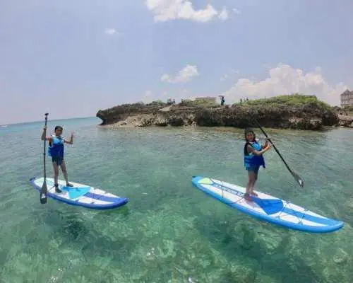 【沖縄・宮古島】☆ 6歳からOK！子どもから大人まで楽しめるSUP体験クルーズ☆ （60分）