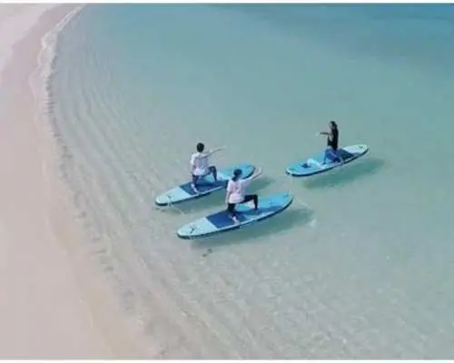 【宮古島・サップヨガ】新感覚水上アクティビティ★海の上でヨガにチャレンジ！SUPヨガ ✳︎写真付き✳︎